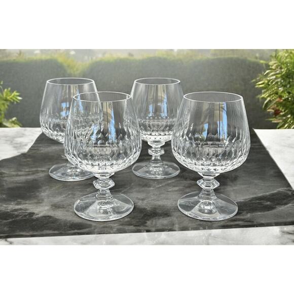 Vintage Schott-Zwiesel "Gardone Collection" 6 Oz Crystal Brandy Snifters Set 4 - Picture 1 of 9